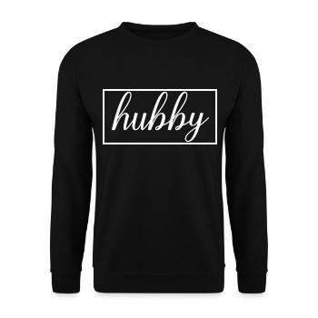Ehemann Matching Verlobung Hochzeit Flitterwochen - Unisex Pullover - Schwarz - Vorne - Alina (178cm) & Michal (187cm)