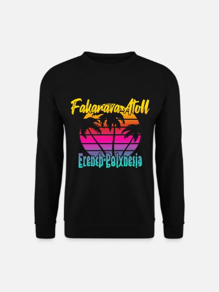 Fakarava Atoll - Unisex Sweatshirt - black