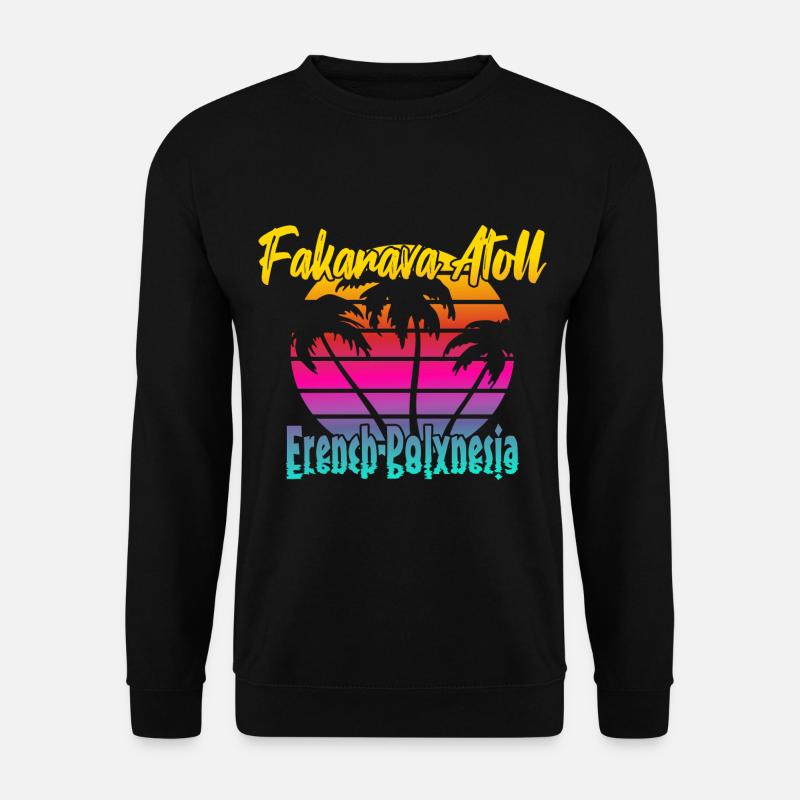 Fakarava Atoll - Unisex Pullover - Schwarz