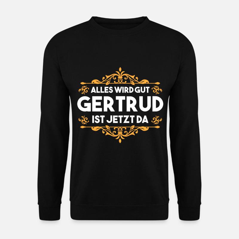 Gertrud - Unisex Pullover - Schwarz