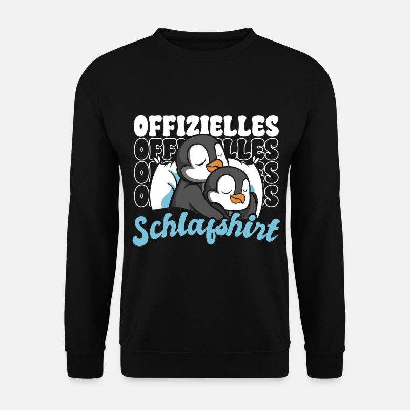Offizielles Schlafshirt Pinguin - Unisex Pullover - Schwarz