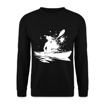 Canoë Kayak Femme Kayak Kayak Homme - Sweat-shirt Unisexe - noir - Devant - Alina (178cm) & Michal (187cm)