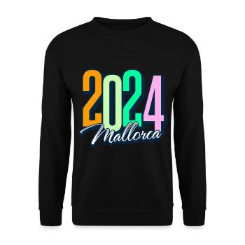 Mallorca 2024 - Unisex Pullover - Schwarz - Vorne - Alina (178cm) & Michal (187cm)