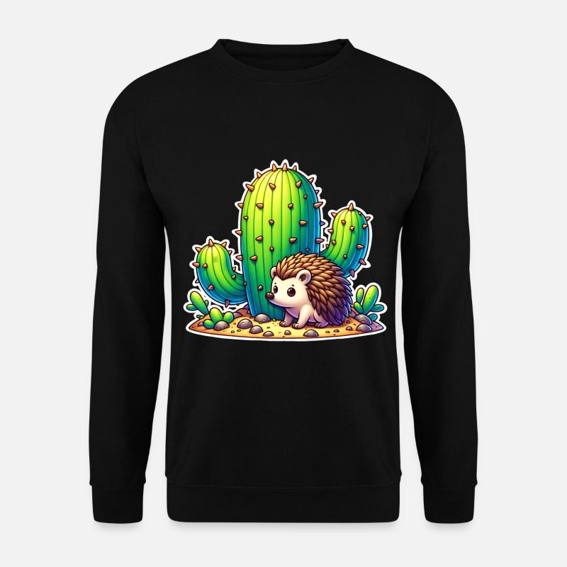 Cactus hérisson - Sweat-shirt Unisexe - noir