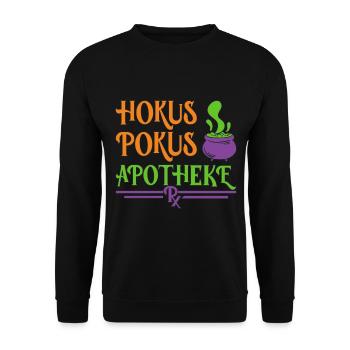 Pharmacy Halloween - Unisex Sweatshirt - black - Front - Alina (178cm) & Michal (187cm)