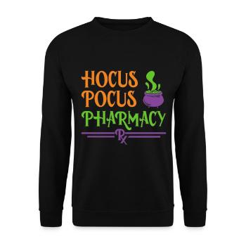 Pharmacy Halloween - Unisex Sweatshirt - black - Front - Alina (178cm) & Michal (187cm)