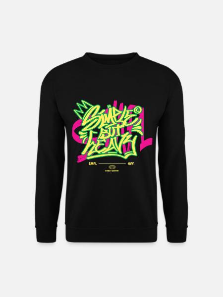 Streetwear Urban Graffiti - Unisex Pullover - Schwarz