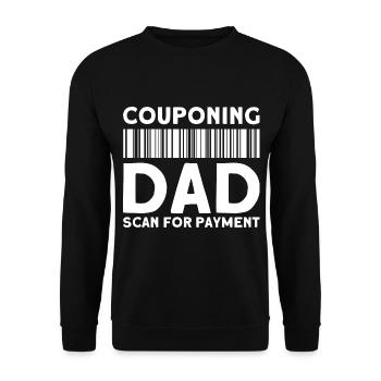 Coupon Shopper Discount Couponer Vente à prix réduit - Sweat-shirt Unisexe - noir - Devant - Alina (178cm) & Michal (187cm)