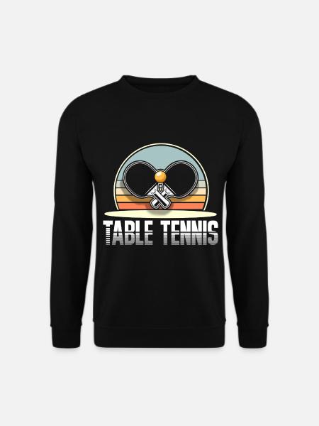 Ping-pong - Sweat-shirt Unisexe - noir