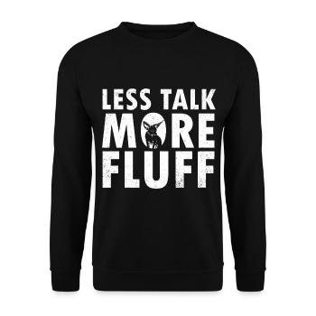 Moins de discussions, plus de fluff Propriétaires de Fennec Fox - Sweat-shirt Unisexe - noir - Devant - Alina (178cm) & Michal (187cm)