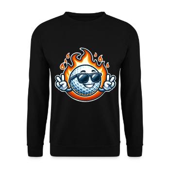 Gulf - Unisex Sweatshirt - black - Front - Alina (178cm) & Michal (187cm)