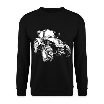 Tracteur Steyr Steyr Autriche / agriculteur / enfant du village - Sweat-shirt Unisexe - noir - Devant - Alina (178cm) & Michal (187cm)