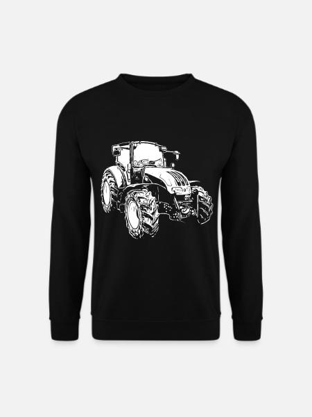 Steyr Traktor Steyr Austria /Landwirt / Dorfkind - Unisex Pullover - Schwarz