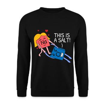 Chimie chimiste Professeur de chimie Sentence Science - Sweat-shirt Unisexe - noir - Devant - Alina (178cm) & Michal (187cm)