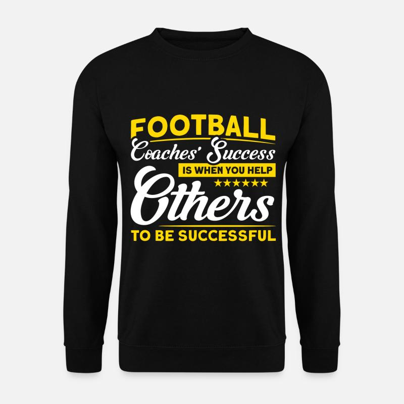 Erfolgreiche Trainer helfen anderen - Unisex Pullover - Schwarz