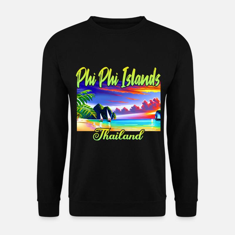 Phi Phi Island Thaïlande - Sweat-shirt Unisexe - noir