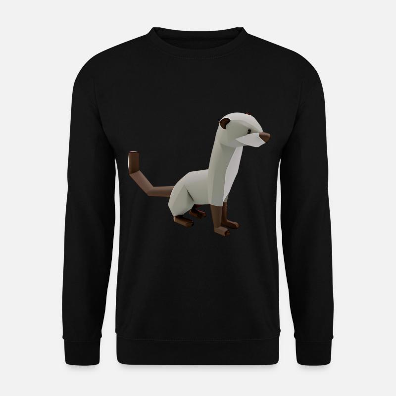 Furets polygonaux - Sweat-shirt Unisexe - noir