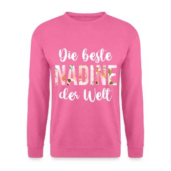 Nadine - Unisex Pullover - Pink - Vorne