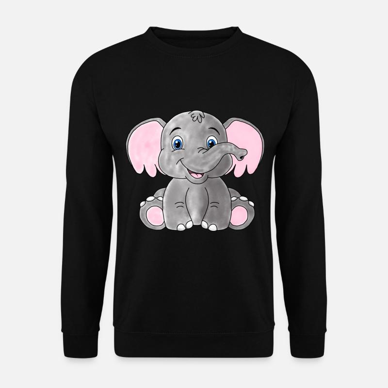 Baby Elephant - Unisex Sweatshirt - black