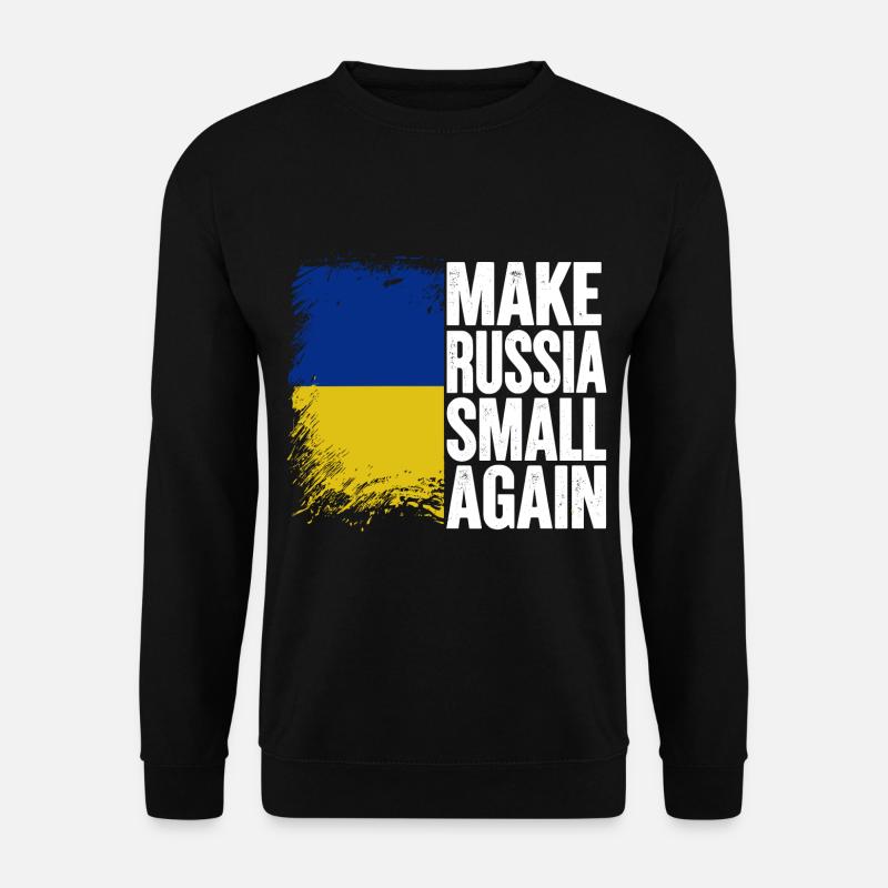 Make russia small again - Unisex Pullover - Schwarz