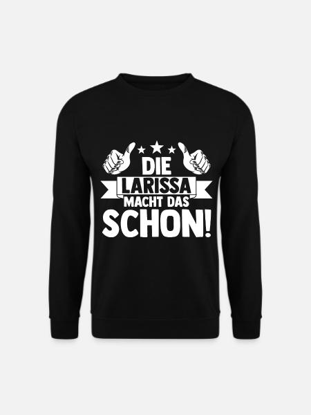 Larissa - Unisex Pullover - Schwarz