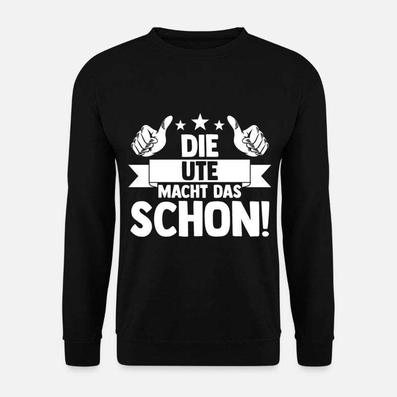 Ute - Unisex Pullover - Schwarz