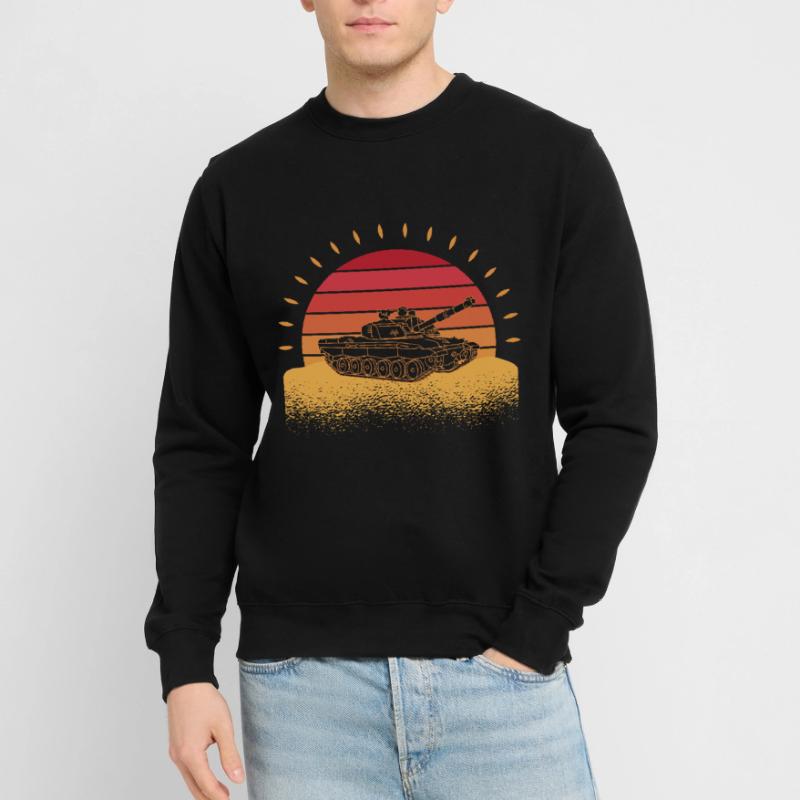 Panzerfahrer Soldat Evolution Panzer Unisex Pullover