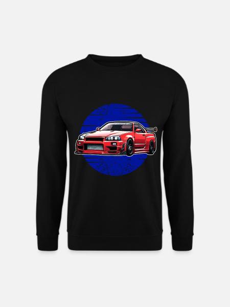 Jdm Halloween udgave / Tuning Mekaniker kostume - Unisex sweater - sort