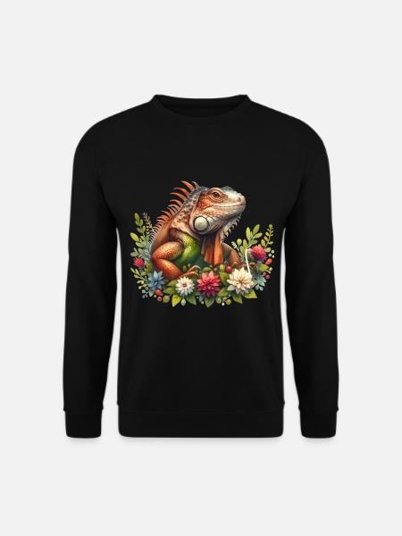 Iguana - Unisex Sweatshirt - black