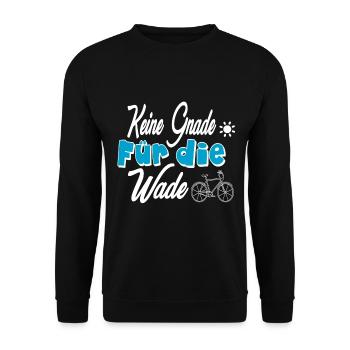 Keine Gnade für die Wade - Unisex Pullover - Schwarz - Vorne - Alina (178cm) & Michal (187cm)