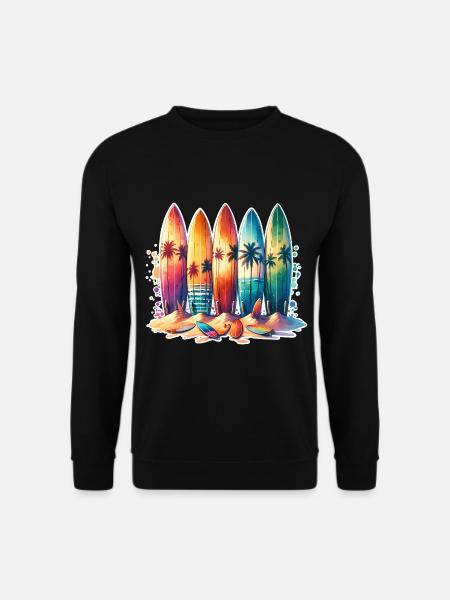 Surfeurs - Sweat-shirt Unisexe - noir