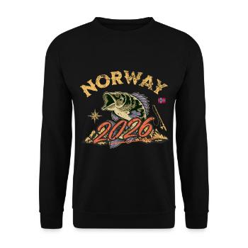 Voyage de pêche en Norvège 2026 - Sweat-shirt Unisexe - noir - Devant - Alina (178cm) & Michal (187cm)