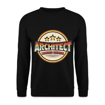 Architect - Unisex Sweatshirt - black - Front - Alina (178cm) & Michal (187cm)
