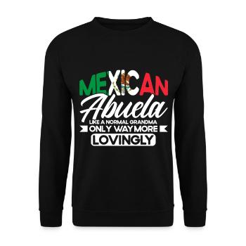 Mexiko Mexikanische Wurzeln Geschenk - Unisex Pullover - Schwarz - Vorne - Alina (178cm) & Michal (187cm)
