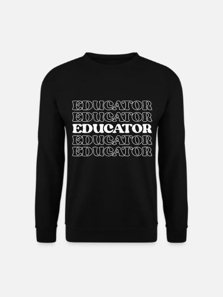 Edukator Nauczyciel Instruktor Profesor Mentor - Unisex sweater - sort