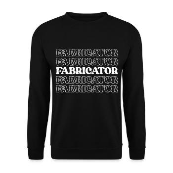 Verarbeiter Hersteller Produzent Assembler Builder - Unisex Pullover - Schwarz - Vorne - Alina (178cm) & Michal (187cm)