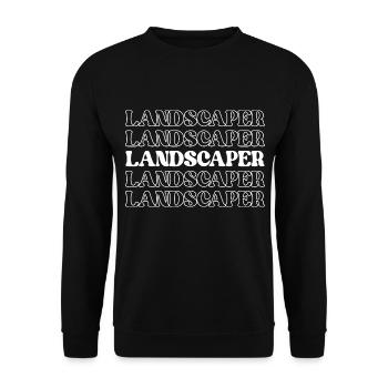 Jardinier Horticulteur Paysagiste Cultivateur Planteur - Sweat-shirt Unisexe - noir - Devant - Alina (178cm) & Michal (187cm)