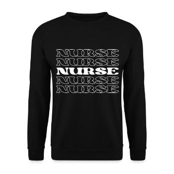 Krankenschwester Registrierte Krankenschwester Gesundheitsdienstleister - Unisex Pullover - Schwarz - Vorne - Alina (178cm) & Michal (187cm)