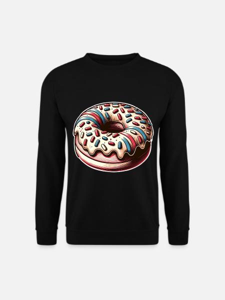 Doughnut - Unisex Sweatshirt - black