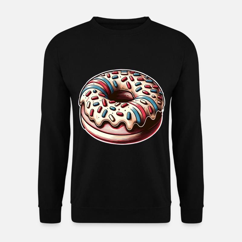 Doughnut - Unisex Sweatshirt - black