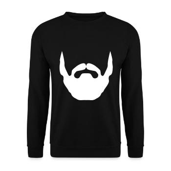 Bart - Unisex Pullover - Schwarz - Vorne - Alina (178cm) & Michal (187cm)