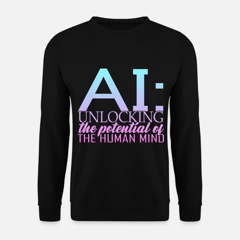Intelligence artificielle Deep Learning - Sweat-shirt Unisexe - noir