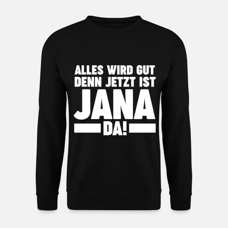 Jana - Unisex Pullover - Schwarz