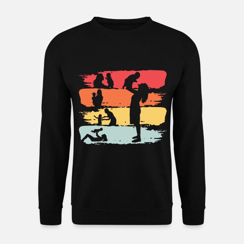 Mama Retro - Sweat-shirt Unisexe - noir