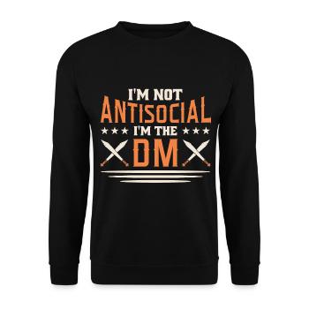 Jeu de rôle en direct GN - Sweat-shirt Unisexe - noir - Devant - Alina (178cm) & Michal (187cm)