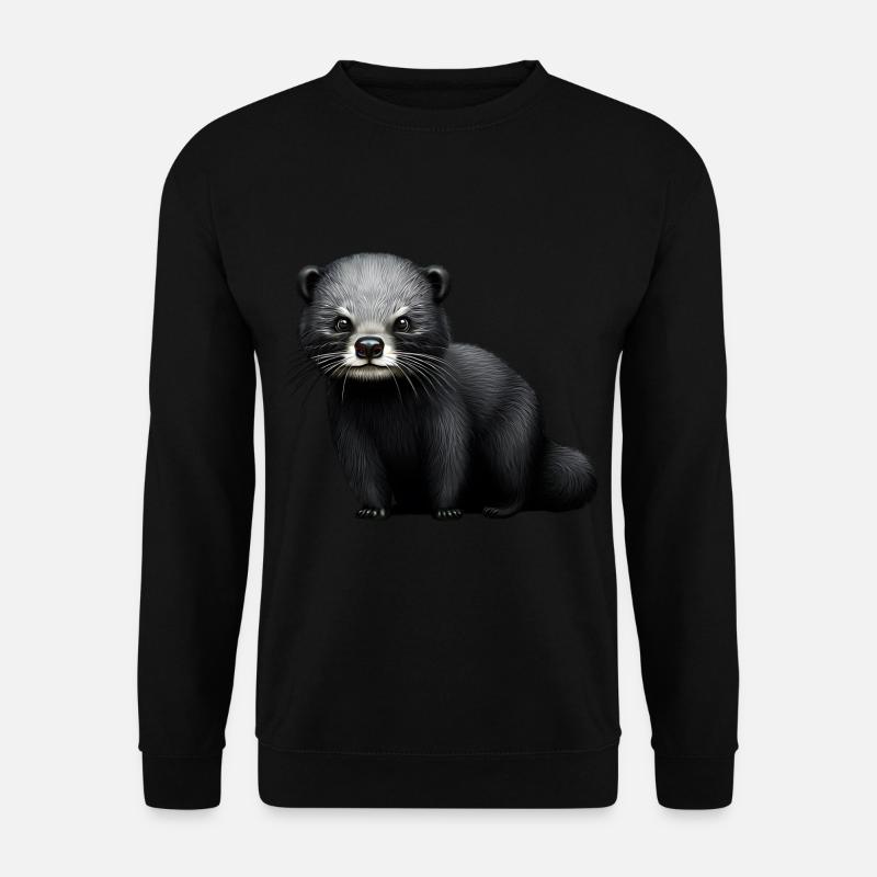Intriguing Binturong - Unisex Sweatshirt - black