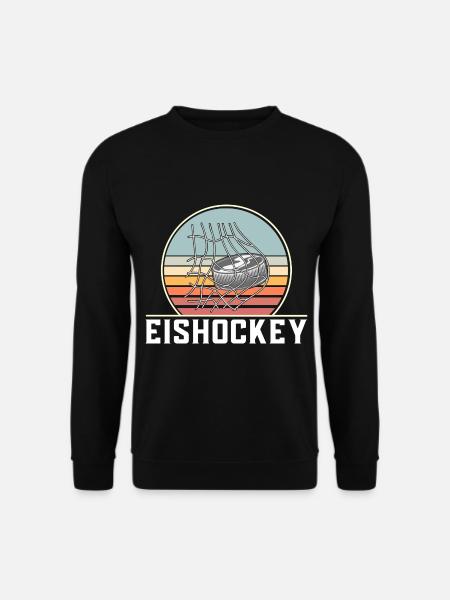 Eishockey Ice Hockey - Unisex Pullover - Schwarz