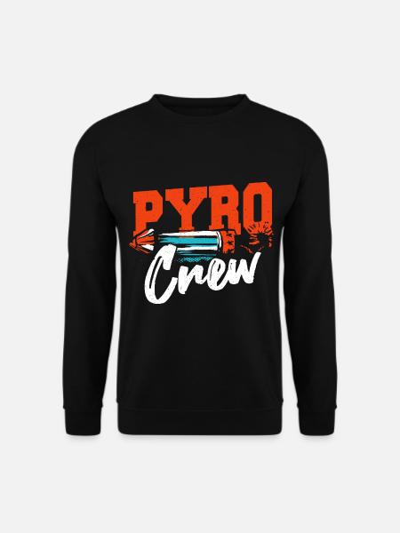 Feuerwehrmarschall Chief Pyromaniac Pyro Crew - Unisex Pullover - Schwarz