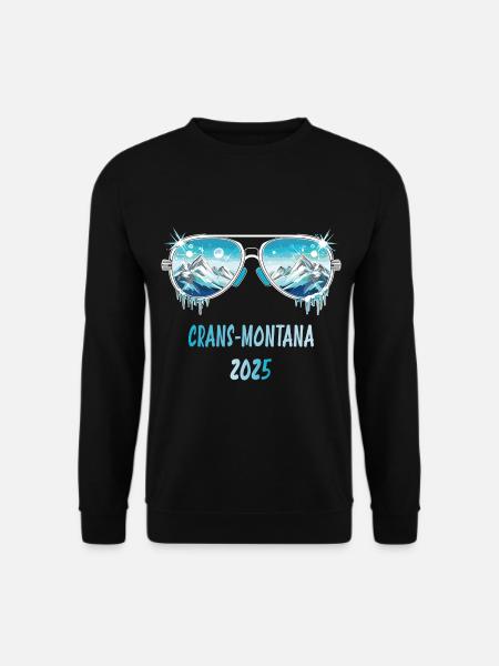 CRANS MONTANA 2025 - Unisex Pullover - Schwarz