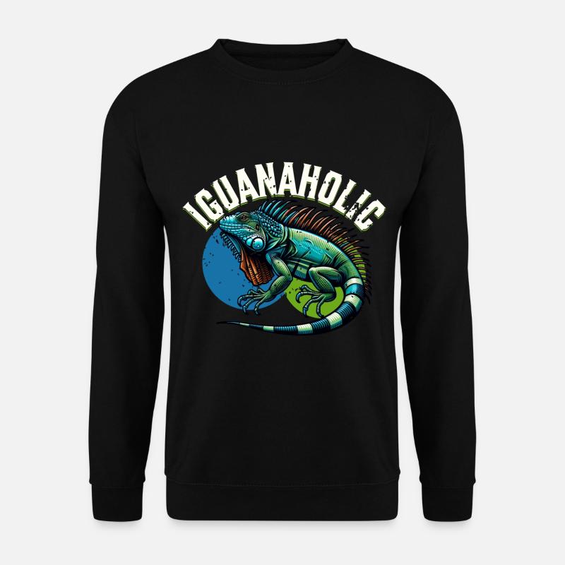 Leguan - Unisex Pullover - Schwarz